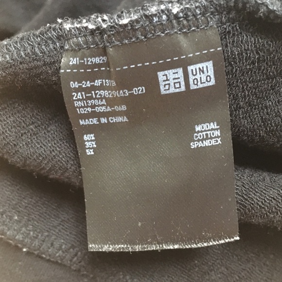 UNIQLO Black Lightweight Sweatshirt - Picture 3 of 3